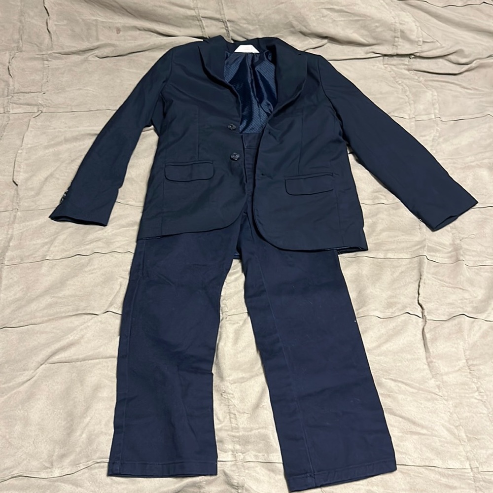 Boy’s Navy Blue Jacket Suit from Amazon